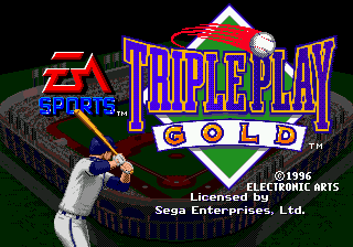 Triple Play - Gold Edition Title Screen